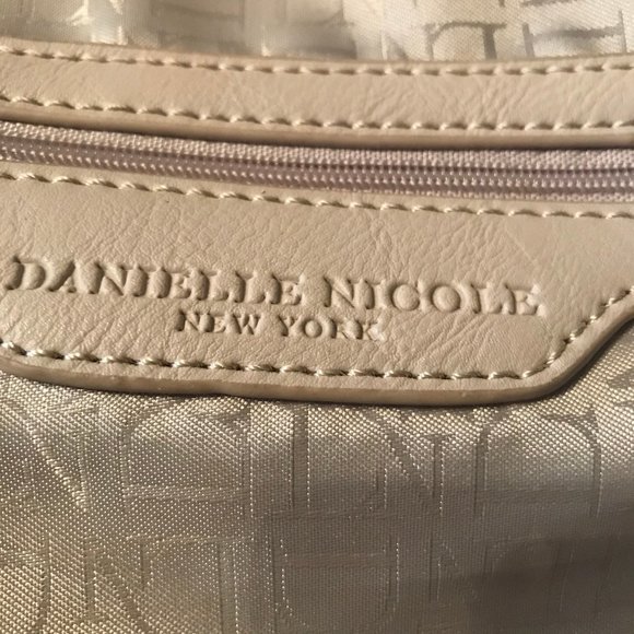 DANIELLE NICOLE TAUPE VEGAN LEATHER "ALEXIS" BAG - Picture 9 of 13